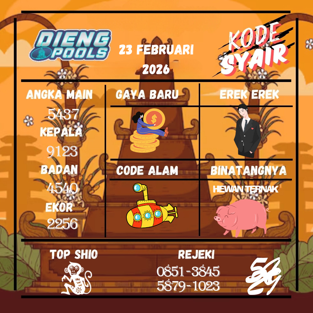 Kode Syair Dieng Pools Februari Pools